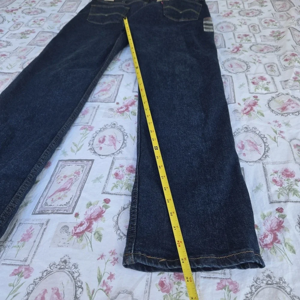 Levi's 511 Jeans Men 38x34 Slim‎ Fit Low Rise Stretch Denim Blue Dark Wash NWT